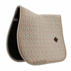 Kentucky Horsewear - Tapis de selle Pied de Poule beige