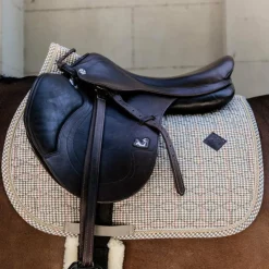 Kentucky Horsewear - Tapis de selle Pied de Poule beige