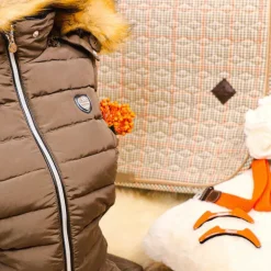 Kentucky Horsewear - Tapis de selle Pied de Poule beige