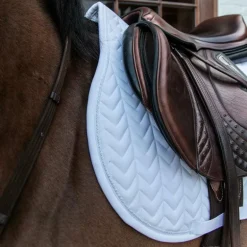 Kentucky Horsewear - Tapis de selle Fishbone Competition blanc