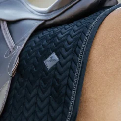 Kentucky Horsewear - Tapis de dressage Velvet Pearls noir