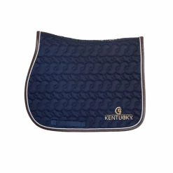Kentucky Horsewear - Tapis de selle marine avec logo