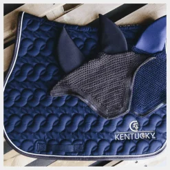 Kentucky Horsewear - Tapis de selle marine avec logo
