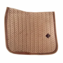 Kentucky Horsewear - Tapis de dressage Velvet Pearls beige