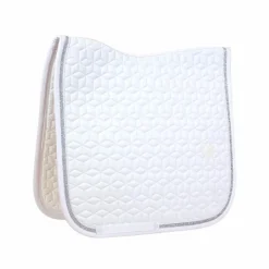 Kentucky Horsewear - Tapis de dressage Glitter Rope blanc