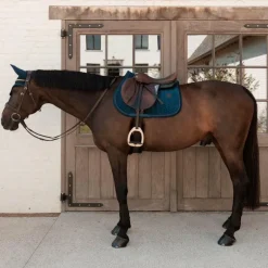 Kentucky Horsewear - Tapis de selle Velvet Mini Pearls marine