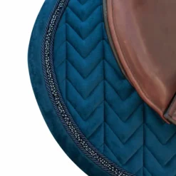 Kentucky Horsewear - Tapis de selle Velvet Mini Pearls marine