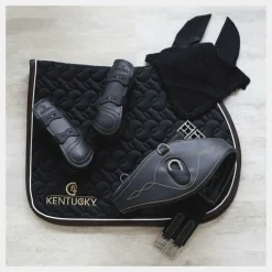 Kentucky Horsewear - Tapis de selle noir avec logo
