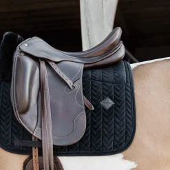 Kentucky Horsewear - Tapis de dressage Skin Friendly Velvet noir