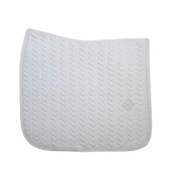 Kentucky Horsewear - Tapis de dressage Fishbone blanc