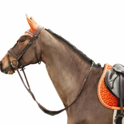 Kentucky Horsewear - Tapis de selle Velvet Jumping Orange