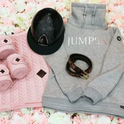 Kentucky Horsewear - Tapis de dressage Velvet Pearls rose tendre