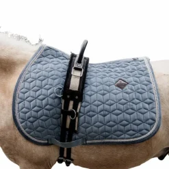 Kentucky Horsewear - Tapis de selle Velvet Jumping Bleu Clair pour minis