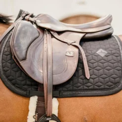 Kentucky Horsewear - Tapis de selle Glitter Rope noir