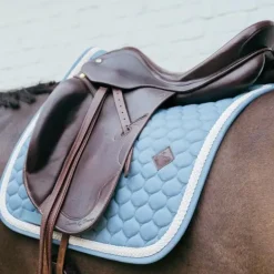 Kentucky Horsewear - Tapis de dressage Plaited Cord bleu ciel
