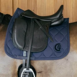 Kentucky Horsewear - Tapis de dressage Wave 3D logo marine