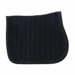 Kentucky Horsewear - Tapis de selle Velvet Pearls jumping noir