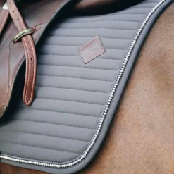 Kentucky Horsewear - Tapis de selle Pearls gris