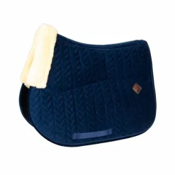 Kentucky Horsewear - Tapis de selle Skin Friendly Velvet marine