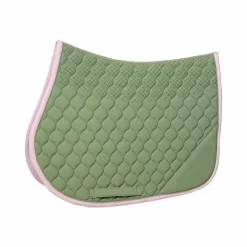 Kentucky Horsewear - Tapis de selle Softshell Onion Quilt kaki/ vieux rose