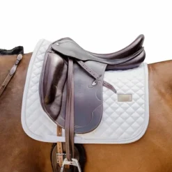 Kentucky Horsewear - Tapis de dressage Diamond Rope blanc