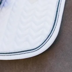 Kentucky Horsewear - Tapis de selle Metal Chain blanc