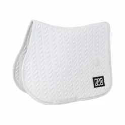 Kentucky Horsewear - Tapis de selle Fishbone Compétition 2 numéros blanc