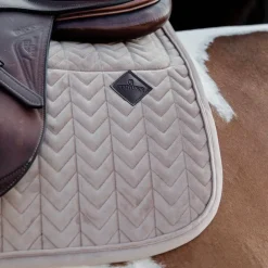 Kentucky Horsewear - Tapis de selle Skin Friendly Velvet beige