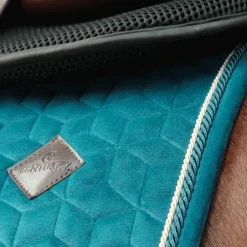 Kentucky Horsewear - Tapis de selle Velvet Jumping Emeraude