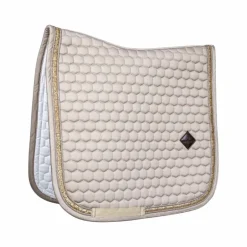 Kentucky Horsewear - Tapis de dressage Glitter Band beige