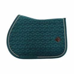 Kentucky Horsewear - Tapis de selle Velvet Jumping Emeraude pour minis