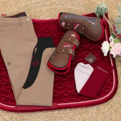 Kentucky Horsewear - Tapis de selle Velvet jumping Fuchsia