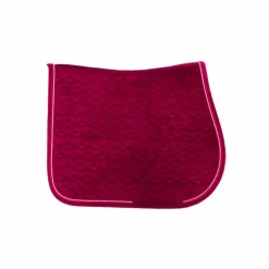 Kentucky Horsewear - Tapis de selle Velvet jumping Fuchsia