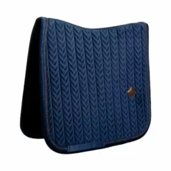 Kentucky Horsewear - Tapis de dressage Velvet Mini Pearls marine