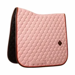 Kentucky Horsewear - Tapis de dressage Onion Quilt Leather Neon vieux rose