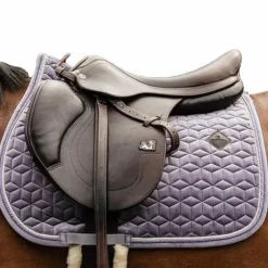 Kentucky Horsewear - Tapis de selle Velvet Jumping Violet