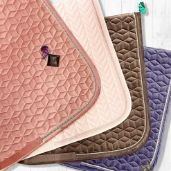 Kentucky Horsewear - Tapis de selle Velvet Jumping Violet