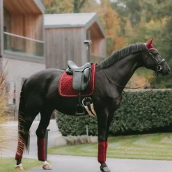 Kentucky Horsewear - Tapis de dressage Velvet bordeaux