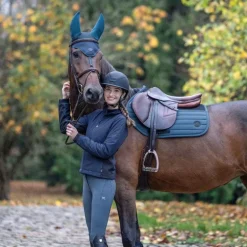 Kingsland - Bonnet pour chevaux en mesh KLMaxine marine