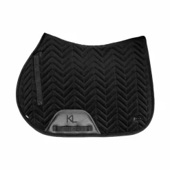 Kingsland - Tapis de selle KLVigga velvet noir