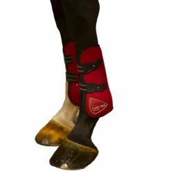 Lami-cell - Guêtres et protège-boulets Elite rouge