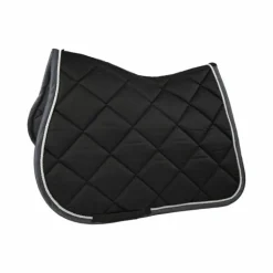 Lami-cell - Tapis de dressage Elegance noir/ gris