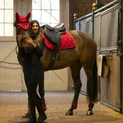 Lami-cell - Tapis de selle Luxin rouge