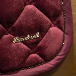 Lami-cell - Tapis de selle Galaxy Velvet bordeaux