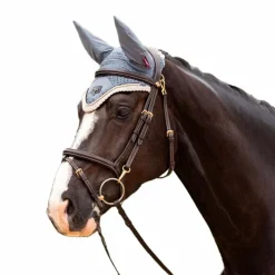 LeMieux - Bonnet pour chevaux anti-mouches Loire bleu jay