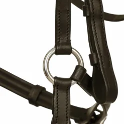 LeMieux - Bridon Arika muserolle basse marron/ argent