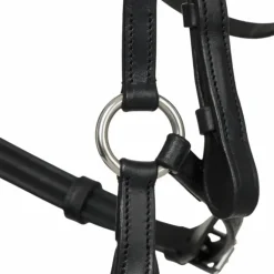 LeMieux - Bridon Arika muserolle basse noir/ argent