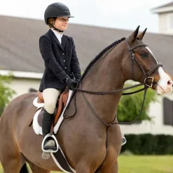 LeMieux - Bridon avec rênes Hunter havane/ argent