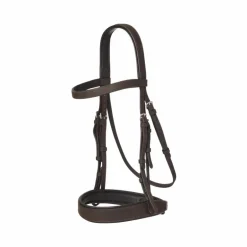 LeMieux - Bridon avec rênes Flat Hunter havane/ argent