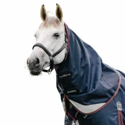 LeMieux - Couvre-cou pour couverture d'extérieur Kudos Turnout marine 50g